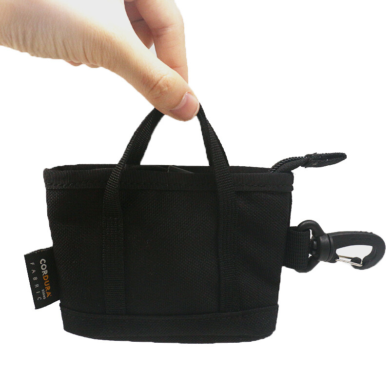 トートバッグ ^Dunst^ ESSENTIAL MINI CARD BAG BLACK UDBA4E210BK Mini Tote Bag for Men Women Cordura Japanese Wallet YKK