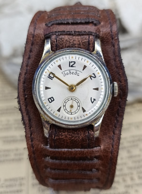 Old Vintage Soviet watch early POBEDA RARE 1MChZ ZIM RETRO style USSR 4Q-1957