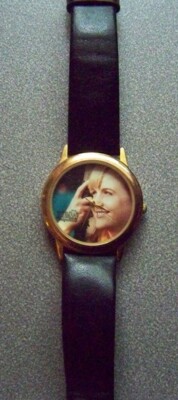 XENA WARRIOR PRINCESS - GABRIELLE WRIST WATCH BLACK LEATHER BAND GABRIELLE FACE