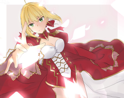 Anime Girls Fate Series Fate Extra Fate Extra CCC  Gaming Mat Desk 24431