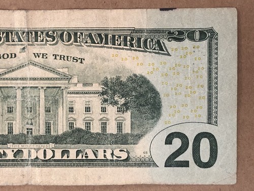 # 869 2004 A $20 STAR NOTE LOW 3 Digit SERIAL NUMBER 00000869 * US Paper Money - Picture 8 of 10