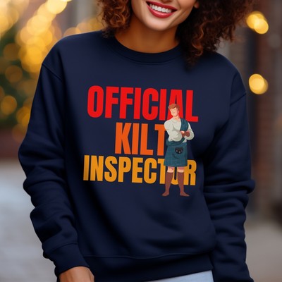 Official Kilt Inspector Unisex Sweatshirt | Outlander Inspired Gift | Kilt Gift