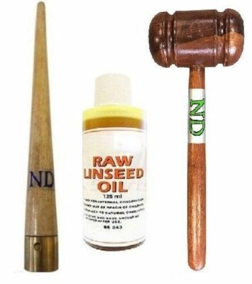 Cricketschläger Pflege Essentials Holzhammer Ballhammer Kegel Leinöl Schlägerblätter