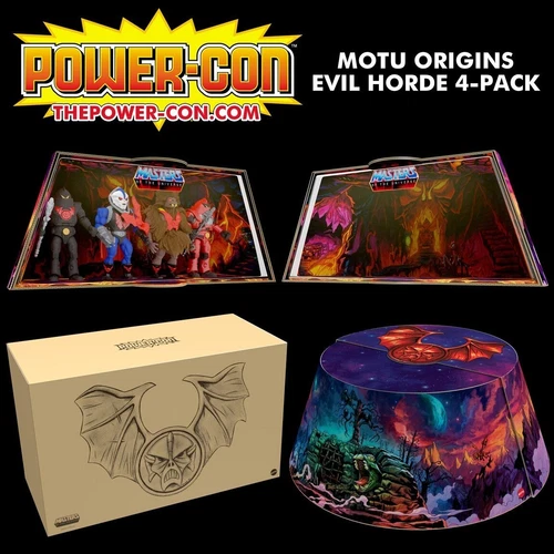 EVIL HORDE 4-PACK Masters of the Universe Power-Con Exclusive MISB Origins Army
