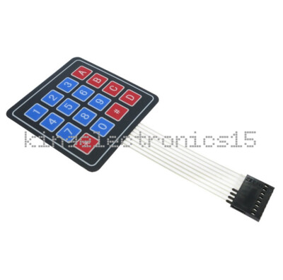 4 x 4 Matrix Array 16 Key Membrane Switch Keypad Keyboard for Arduino/AVR/PI C