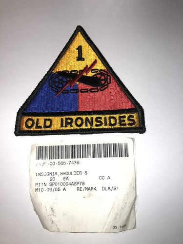 1st Armored Division U.S. Army Shoulder Patch Insignia - Picture 3 of 5
