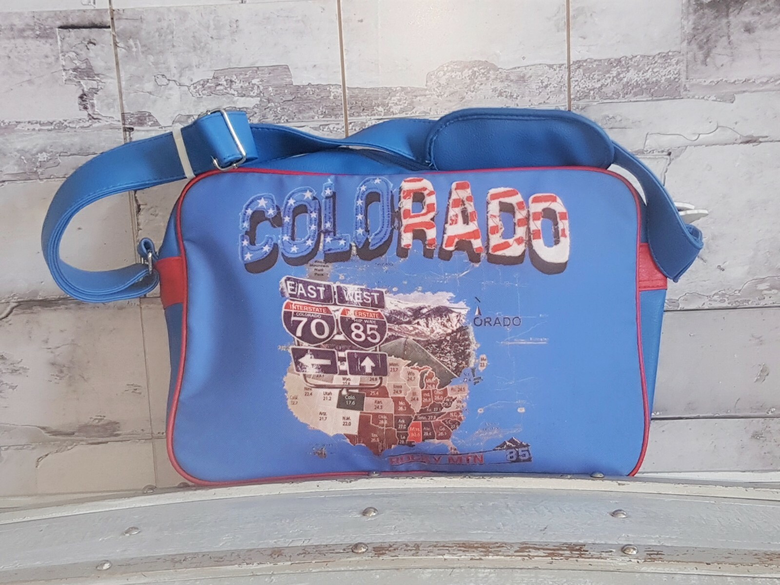 Sac de sport baseball Colorado bleu électric grand format pour adulte et ado