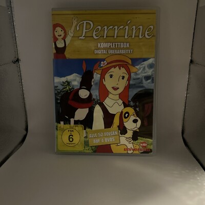 Perrine Komplette vintage Kinder TV-Serie 52 Folgen auf 4 DVD´s Zeichentrick Rar