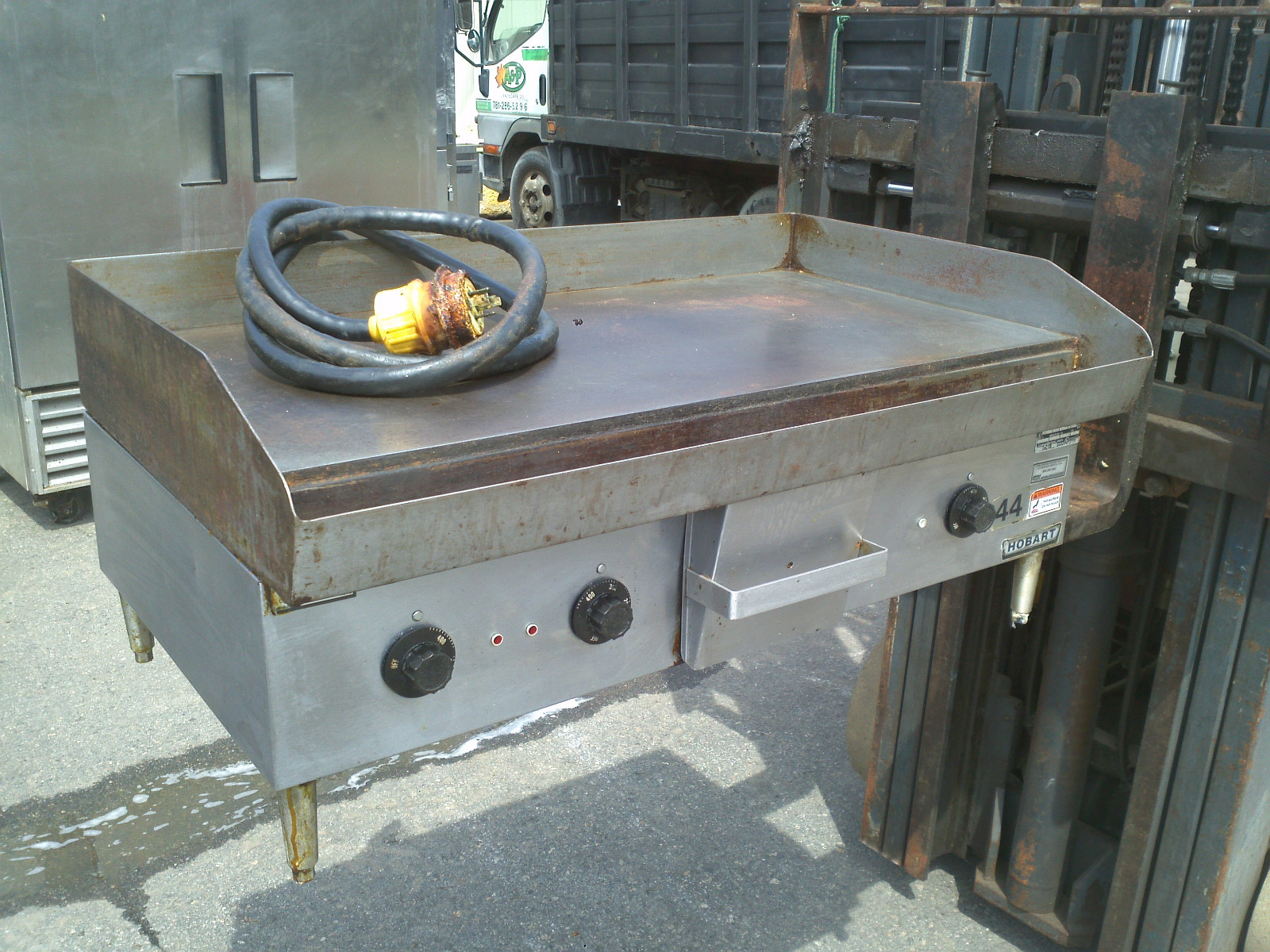 Hobart CG55 Electric Counter Top Grill Flattop Griddle eBay