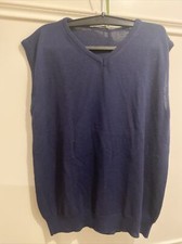 PAPERMOON Paper Moon PM * Pullunder Pollunder zu Hemd Anzug 152 L * blau NEU