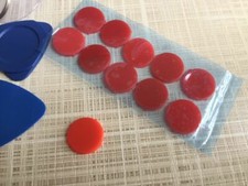 LOT 10X Click wheel Central Center Home Button for iPod 5th Video 30/60/80GB RED