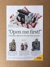 1960 KODAK CAMERAS & PROJECTORS Christmas Original 2-Page Print Ad, 13.25"x10" — photo 5