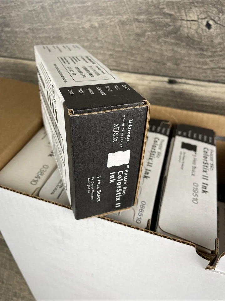 Phaser 860 ColorStix II Ink 3 Black Ink 🔆LOT OF 27🔆016-1902-01 Tektronix Xerox - Image 3 of 4