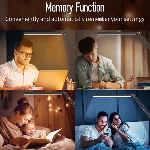 LED Desk Lamp Manicure Table Lamp Eye-Caring Drafting Light Dimmable Office T... - Picture 6 of 7