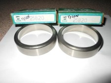 2 (TWO) TYSON 25820 TAPERED ROLLER BEARING CUPS~~MADE IN USA~~FREE SHIPPING