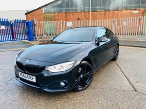 2015 BMW 420d M SPORT GRAN COUPE BLACK AUTOMATIC LOW MILEAGE NAV HEATED