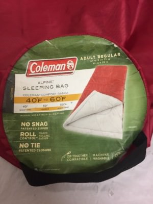 Coleman 寝袋 ペア ADVENTURE SLEEPING BAG/C5 Hiking Gear Coleman Kids' Sleeping Bag - Up To 5'5” Tall (45