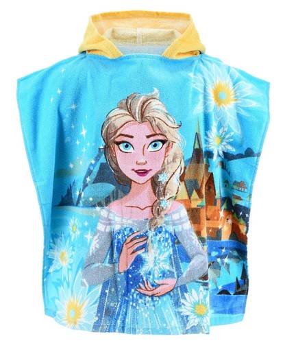 Disney Die Eiskönigin Badeponcho – Kapuzenhandtuch weich & saugfähig 55 x 110 cm - Picture 2 of 3
