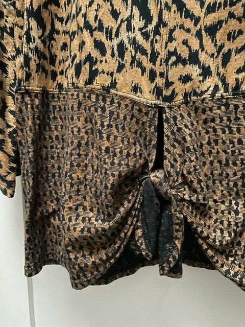 SALE! Max Studio brown pattern fun 2 pc set lg sl… - image 8