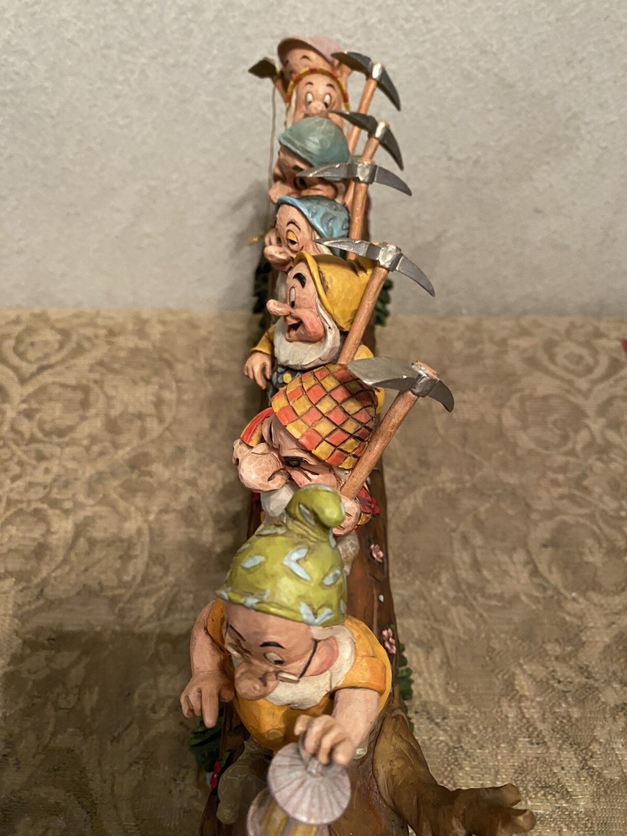 Disney Showcase Traditions Jim Shore Enesco Seven Dwarfs Homeward
