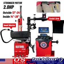 Motooltech KT-T835/KT-B750 Tire Changer & Wheel Balancer Garage Shop Equipment