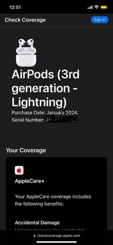 Air Pods 3rd Generation Wireless In-Ear Headset - White - Photo 4 sur 4