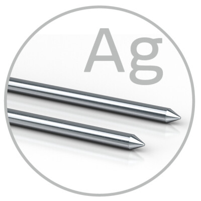 Silber-Elektroden Silber-Stäbe für Ionic-Pulser - Kolloidales Silber herstellen