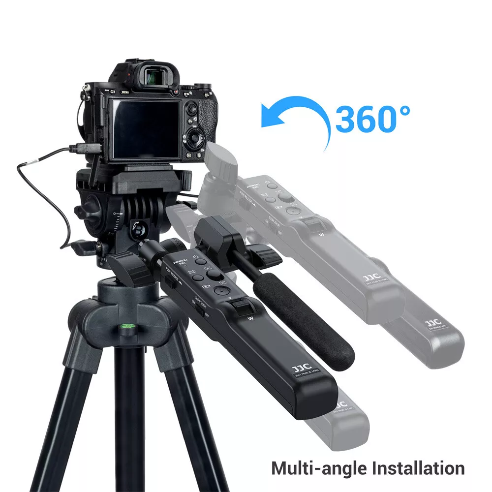 Tripod Pan Bar Remote Control Fr Sony Multi FDR-AX53 HDR-CX405 FDR-AX45 FDR-AX60