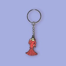 Cherry Valentine - Meet The Queens Metal Keyring - RuPaul's Drag Race