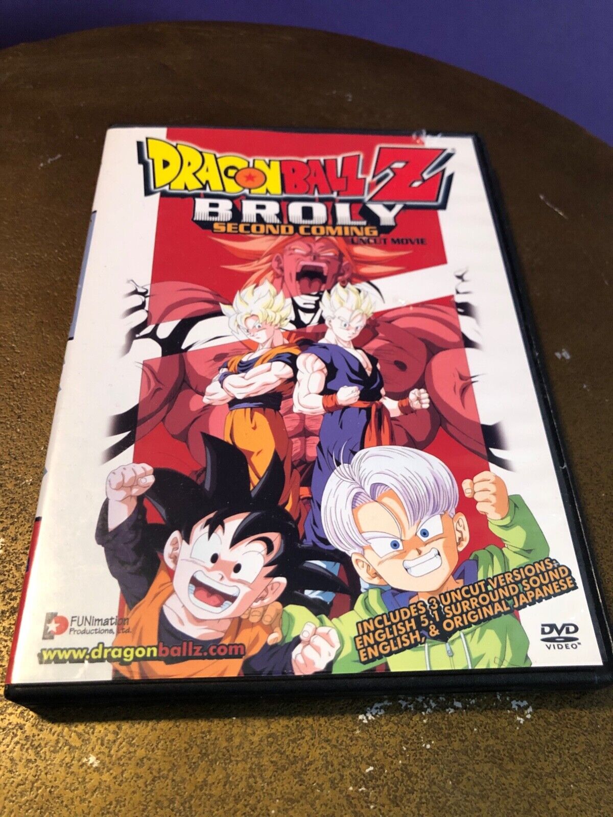 Original Dragon Ball Z: Broly - Second Coming Anime Poster