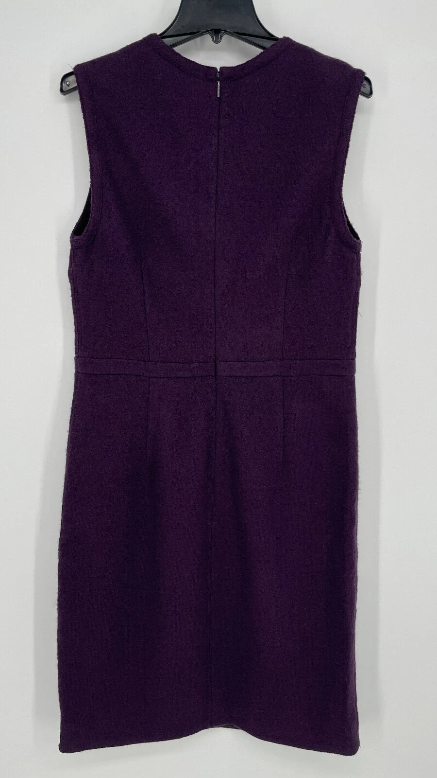 Abito Tory Burch taglia L Jada impreziosito gioielli libellula lana cambio prugna