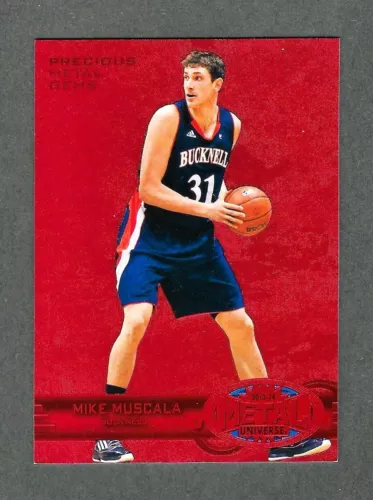 2013-14 Fleer Retro Precious Metal Gems Red #273 Mike Muscala /150 Bucknell