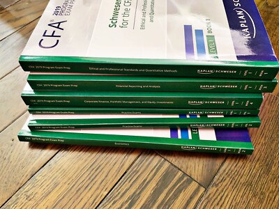 Kaplan Schweser Level 1 CFA Program Exam Prep 2019 +