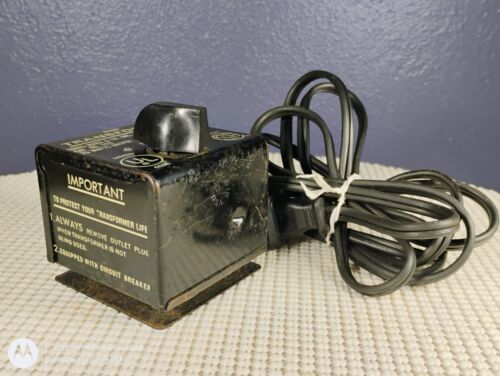 Vintage Louis Marx Hobby Transformer #329 -Black - 25W - Tested and Works! - Picture 3 of 8