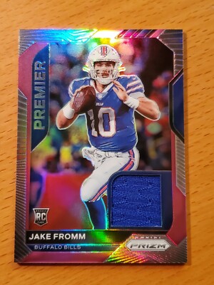 2020 Prizm Premier Jerseys Pink #21 Jake Fromm Georgia Buffalo