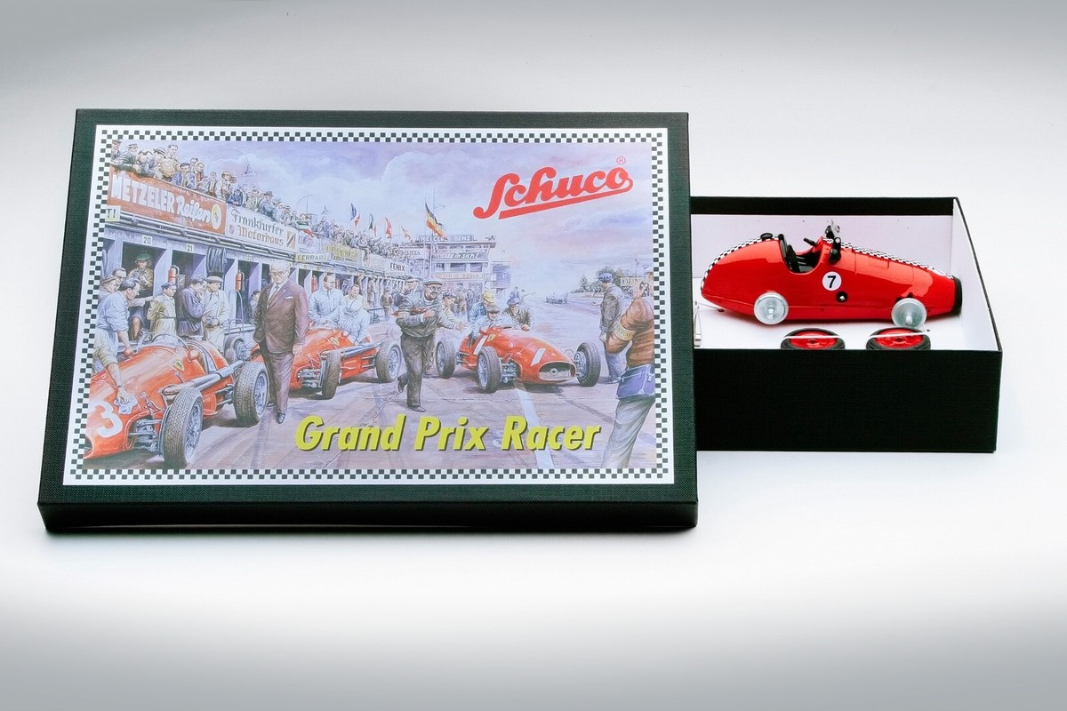 Schuco | CLOCK MECHANISM GIFT SET | Ferrari Grand Prix Racer