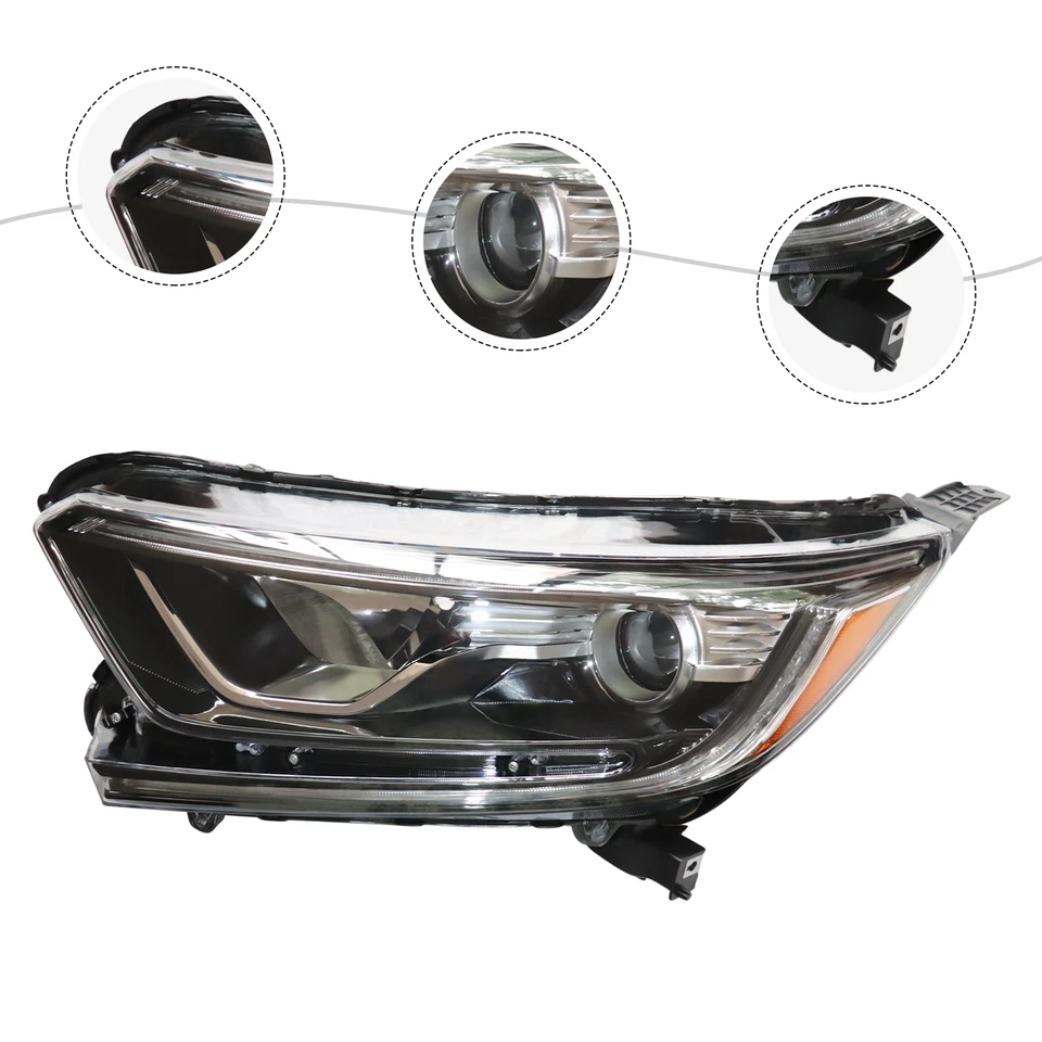 For 2017 2018 2019 2020 2021 Honda CR-V CRV Left LH Halogen W/ LED Headlight OEM Foto 4 de 4