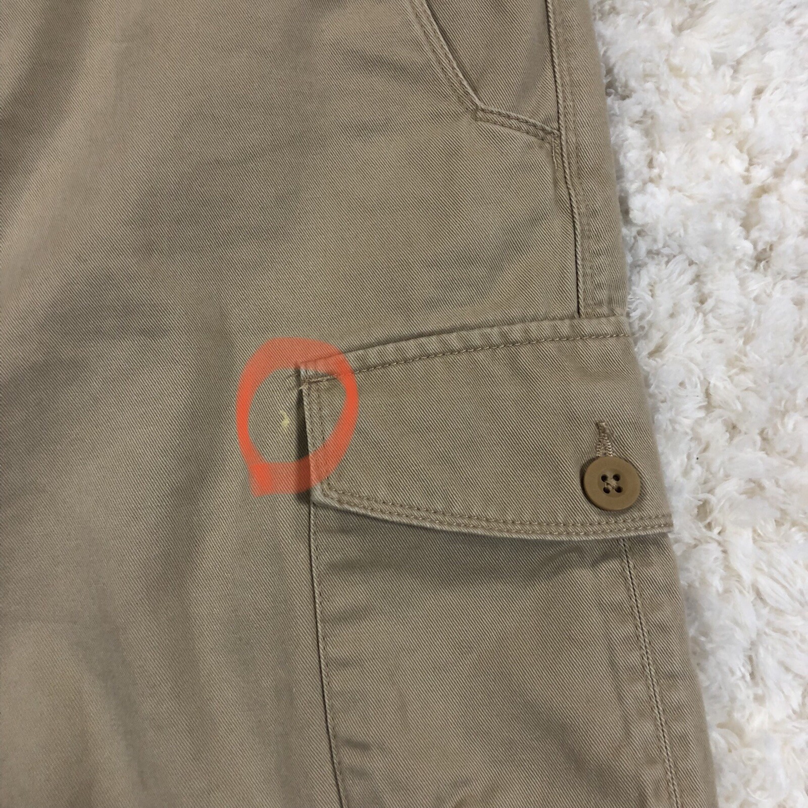 The North Face Cargo Shorts Khaki Beige Ripstop Pockets Hiking Outdoors Size 32 thumbnail 10