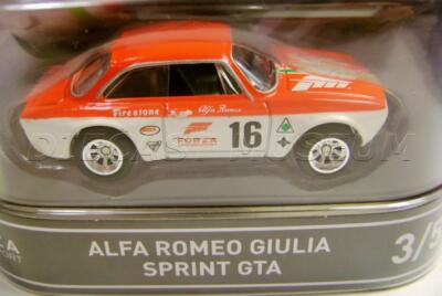 ALFA ROMEO GIULIA SPRINT GTA RR FORZA MOTORSPORT 3/5 HOT WHEELS