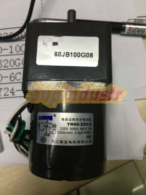 1PC Constant Speed Type Gear Reducer Motor YN60-220-4 60JB100G08 ~