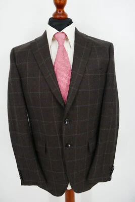 Barutti Herbst Winter Soft Tweed Sakko Gr.50 Schurwolle Kaschmir Anthrazit NEU - Bild 1 von 4