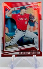 2022 Elite Extra Edition Brandon Birdsell Status Red 077/299 #143 - Cubs