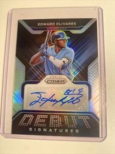 2022 Panini Prizm Baseball Edward Olivares Debut Signatures Auto