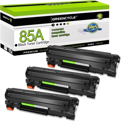 3PK High Yield 85A Toner Cartridge Fit For HP Laserjet P1102 P1102W P1102WHP