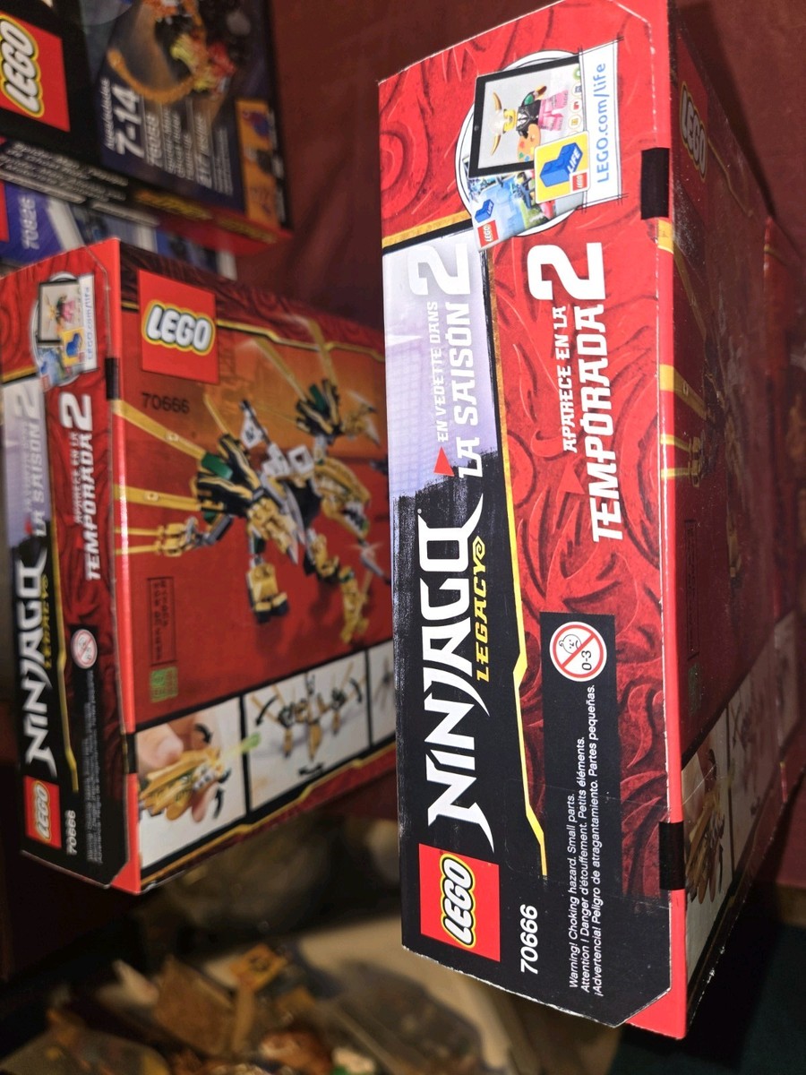 LEGO 70666 The Golden Dragon Ninjago Legacy Lloyd ninja Overlord