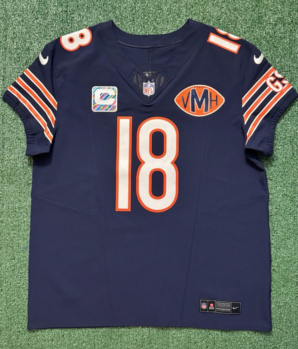 Authentic Caleb Williams Chicago Bears Blue Nike Vapor Fuse Elite