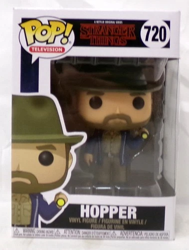 Funko Pop! 720 Hopper With Flashlight Netflix Stranger Things Vinyl Figure