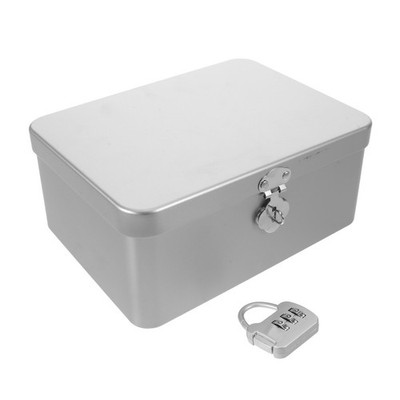Cookie Storage Container Snacks Bin with Lock Decorative Tins Lids