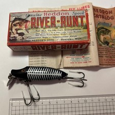 Heddon Rier Runt Floater Old Early Jumping Bass Box!