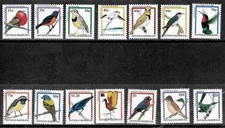 Antigua 1994 - Birds - Set of 14 Definitive Stamps - Scott #1867-80 - MNH
